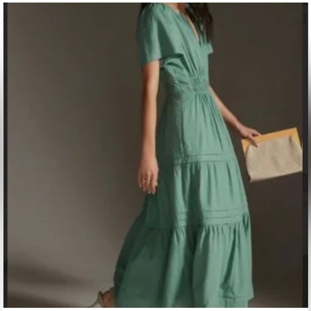 Maeve Somerset Linen edition Maxi dress